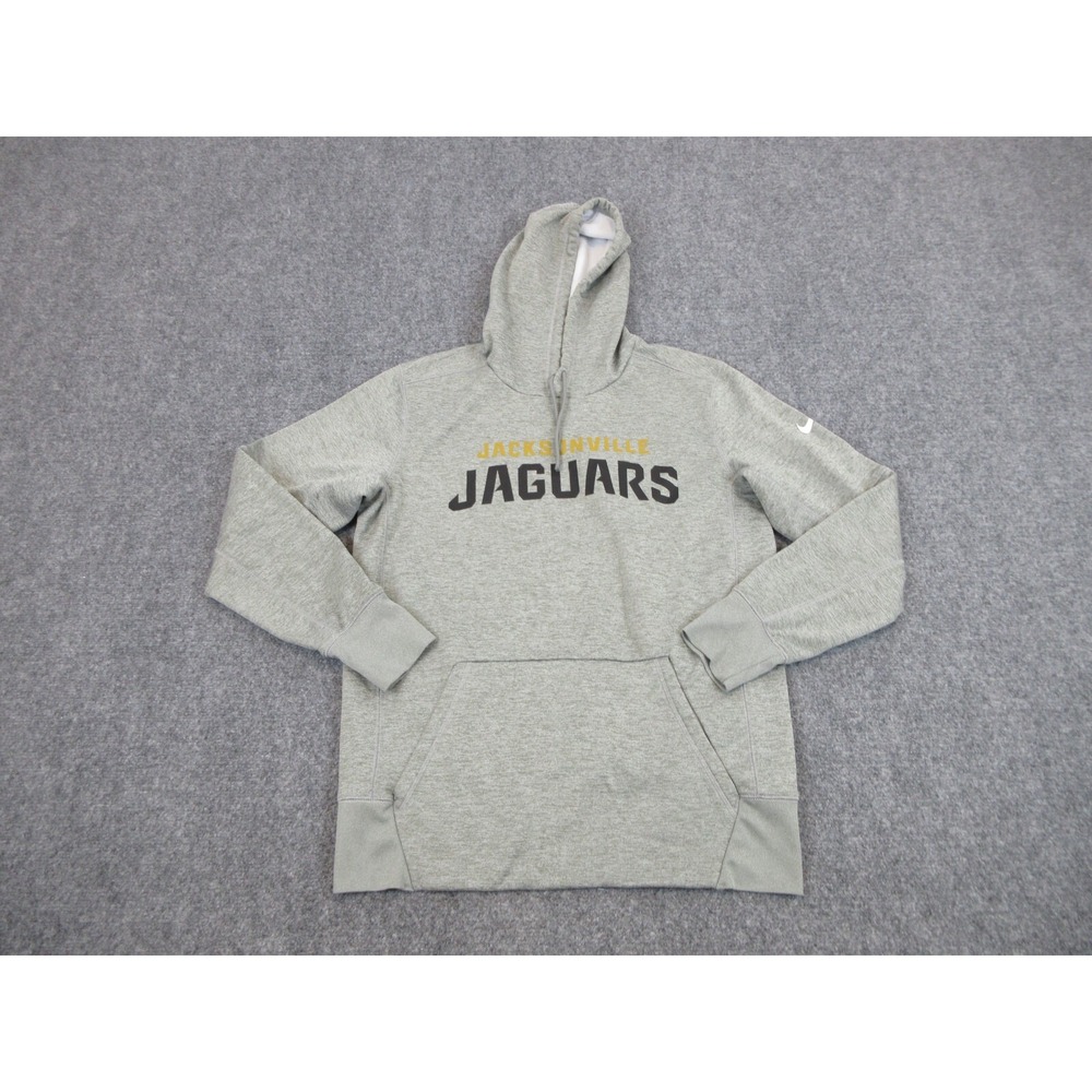 Jacksonville Jaguars Sweatshirt Mens Medium NFL Football Hoodie Nike Dri Fit
